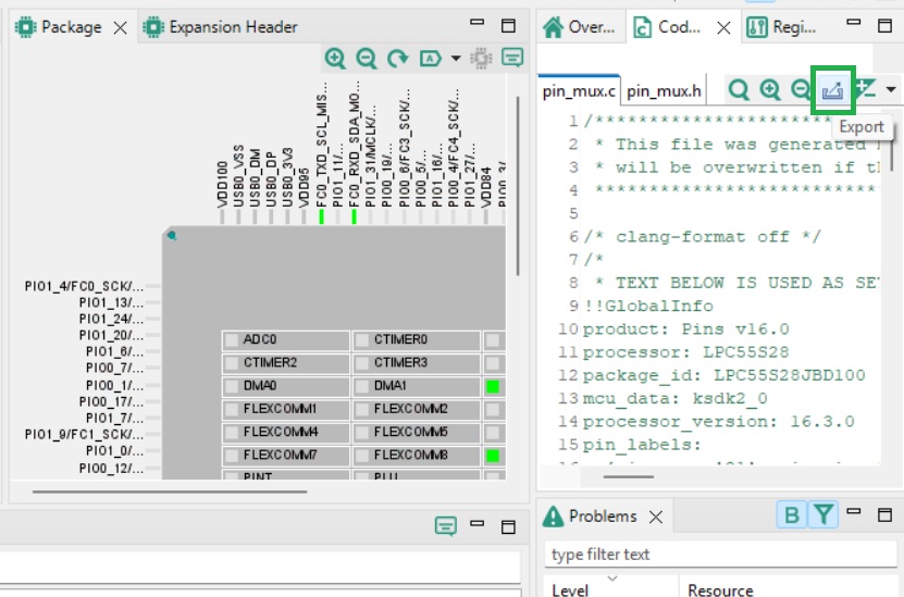 Veda917 - NXP - 029 - LPC55s28 WK pin code export.jpg